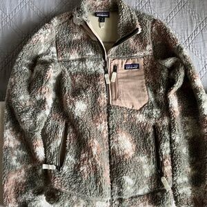 Patagonia Classic Women's Retro-X Full Zip Fleece Jacket Snow Pine Green